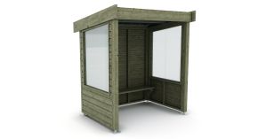 Abri Bus en Bois Quiberon 3,6 m