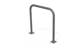 BARRIERE PROTECTION SIMPLE Ø 60 MM LG 1000 MM GALVA 