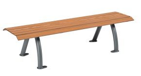 BANQUETTE LIMA ACIER/COMPACT