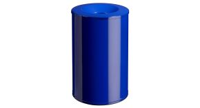 Poubelle acier 30L anti-feu Peuplier - Tri sélectif