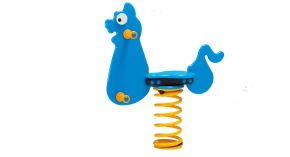 Jeu sur ressort Le chat bleu - 1 à 12 ans