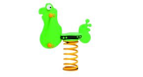 Jeu sur ressort La grenouille verte - 1 à 12 ans