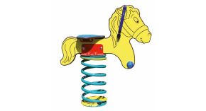 Jeu sur ressort 1 joue poney