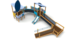 Aire de jeux extérieur Fort Saint-Louis - 2 à 12 ans