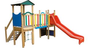 Aire de jeux Chateau fort - 2 à 12 ans