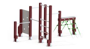 Aire de jeux à grimper Escalade multi activités - 6 à 14 ans