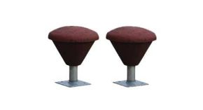 Paire de butoirs pour balançoires à bascule