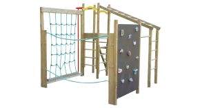 Aire de jeux à grimper Multi activités - 3 à 12 ans