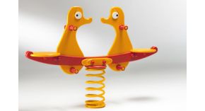 Jeu sur ressort La bascule Canard - 1 à 12 ans