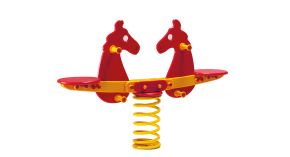 Jeu à bascule sur ressort Cheval - 1 à 12 ans