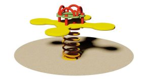 Jeu sur ressort Le trèfle 4 places - 3 à 8 ans