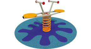 Jeu sur ressort Vaisseau 2 places - 2 à 12 ans