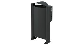 Poubelle sur pieds 60 L Nairobi - Distributeur sachets canin