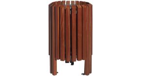 Poubelle bois extérieur Nicea- 40 L