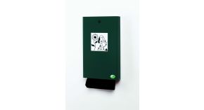 Distributeur hygiene canine vert