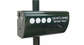 Distributeur de sacs de déjections canines - Capacité 200 sacs