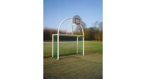 Buts de football handball et basket combiné rond