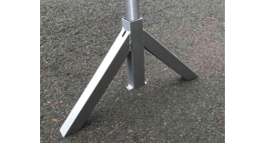 Pied amovible pour panneau électoral 