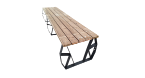 TABLE AGEN PIN/ACIER