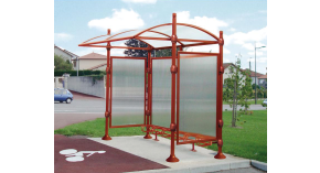 Abri Carcassonne bardage de fond (paire)