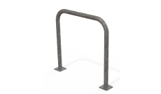 BARRIERE PROTECTION SIMPLE Ø 60 MM LG 1000 MM GALVA 