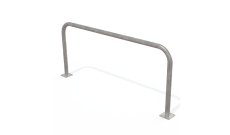 BARRIERE PROTECTION SIMPLE Ø 60 MM LG 2000 MM GALVA