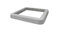 Entourage Flanerie 130x130 béton gris vendus