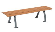 BANQUETTE LIMA ACIER/COMPACT