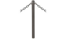 Anneaux pour chaîne sur potelet acier - 1 ou 2