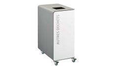 BORNE DE TRI ERABLE 75L CORPS BLANC