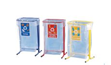 SUPPORT SAC AGAVE ACIER ZINGUE SANS ROULETTES 110L