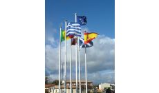 Mât aluminium cylindrique