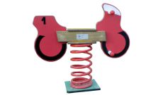 Jeu sur ressort Moto - 4 à 10 ans
