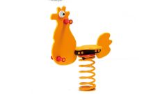 Jeu sur ressort La poule jaune - 1 à 12 ans