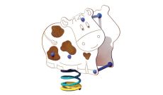 Jeu sur ressort 2 joues vache - 2 à 12 ans