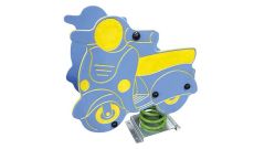 Jeu sur ressort La moto - 6 à 12 ans