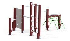 Aire de jeux à grimper Escalade multi activités - 6 à 14 ans