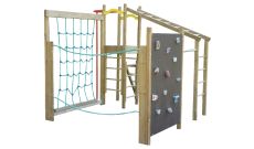 Aire de jeux à grimper Multi activités - 3 à 12 ans