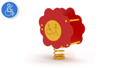 Jeu sur ressort Fleur - 1 à 12 ans - PMR