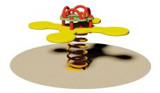 Jeu sur ressort Le trèfle 4 places - 3 à 8 ans