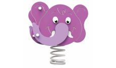 Jeu sur ressort Eléphant violet - 1 à 12 ans