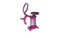 Jeu sur ressort Vaisseau 1 place - 2 à 12 ans