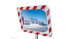MIROIR INDUSTRIE ROUGE ET BLANC P.A.S - EXTERIEUR