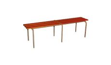 Banc de vestiaire empilable