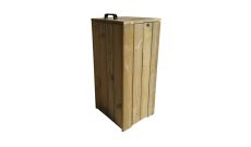 Poubelle extérieure en bois Lacanau – 80 L