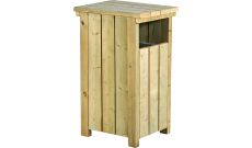 Poubelle extérieur bois Sevilla - 80 L 