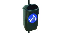 Poubelle pour borne canine - 50 L