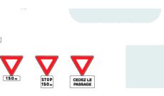 SIGNAUX D'INTERDICTION ET DE PRIORITÉ DE TYPE AB