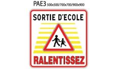 PANNEAU TYPE ECOLE RALENTISSEZ