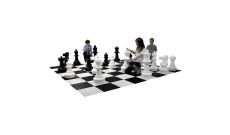 Plateau géant échecs et dames – 64 cases